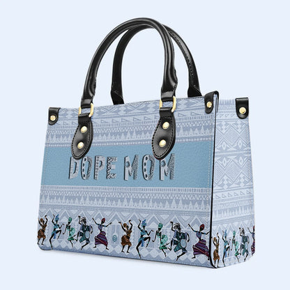 Christianartbag Handbags- DOPE Mom - DOPE Grandma - Personalized Leather Handbag - CABLTB02121224