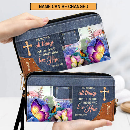 Christianartbag Handbag, He Works All Things For The Good Of Those Who Love Him Romans 8:28, Personalized Gifts, Gifts for Women, Christmas Gift. - Christian Art Bag