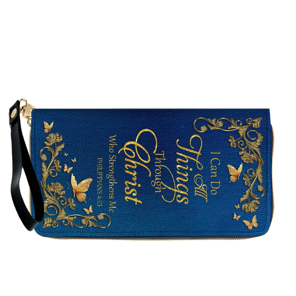 "I Can Do All Things" Inspirational Leather Bag & Wallet Set | CHRISTIANARTBAG™ CAB01042326
