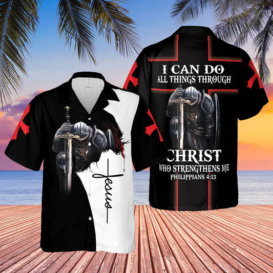 Christianartbag Hawaiian Shirt, I Can Do All Thing Through Christ Jesus Hawaiian Shirt, Christian Hawaiian Shirts For Men & Women. - Christian Art Bag
