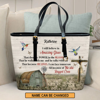 Christianart Handbag, I Still Believe In Amazing Grace, Personalized Gifts, Gifts for Women. - Christian Art Bag