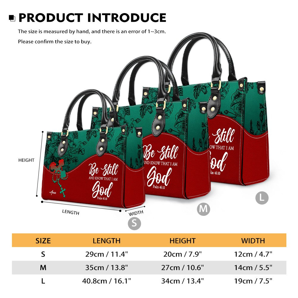 Personalized Christian Leather Handbag – Christian Christmas Gift for Women