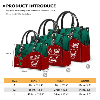 Personalized Christian Leather Handbag – Christian Christmas Gift for Women