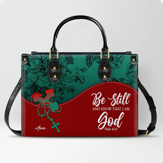 Personalized Christian Leather Handbag – Christian Christmas Gift for Women