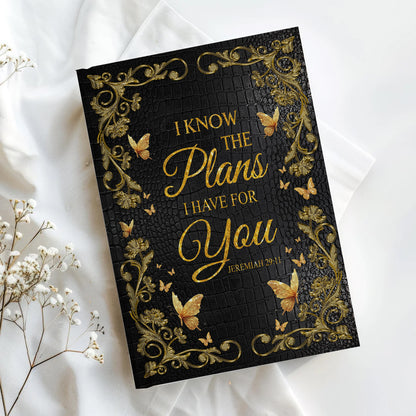 Custom Bible Verse & Name – Inspirational Religious Journal by CHRISTIANARTBAG | Personalized Leather Notebook