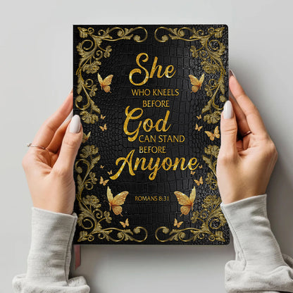 Custom Bible Verse & Name – Inspirational Religious Journal by CHRISTIANARTBAG | Personalized Leather Notebook