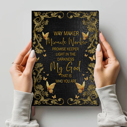 Custom Bible Verse & Name – Inspirational Religious Journal by CHRISTIANARTBAG | Personalized Leather Notebook