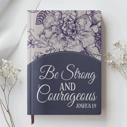 Personalized Leather Notebook for Women – Custom Bible Verse Purse and Name | CHRISTIANARTBAG Faith Journal