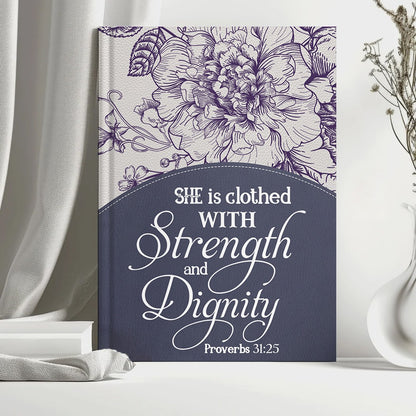 Personalized Leather Notebook for Women – Custom Bible Verse Purse and Name | CHRISTIANARTBAG Faith Journal