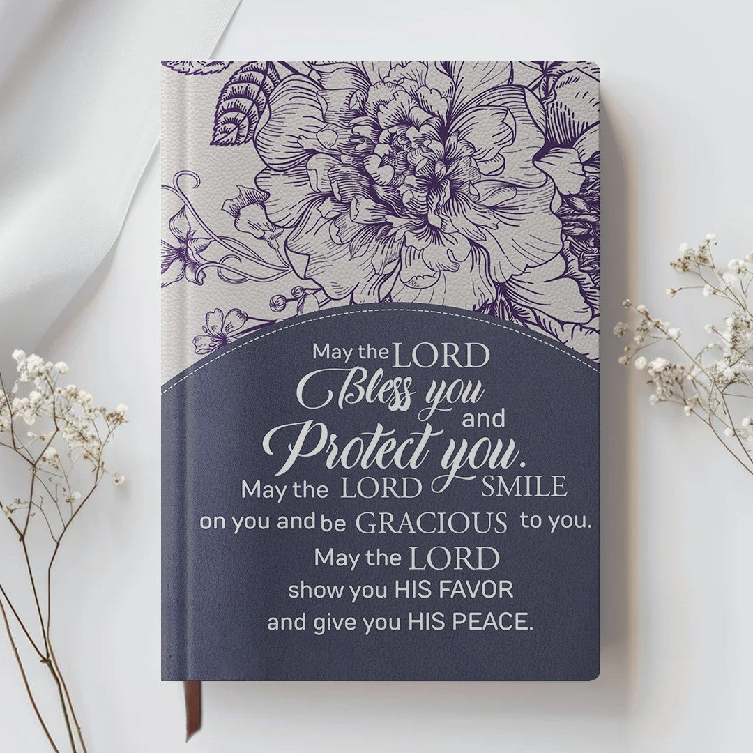 Personalized Leather Notebook for Women – Custom Bible Verse Purse and Name | CHRISTIANARTBAG Faith Journal