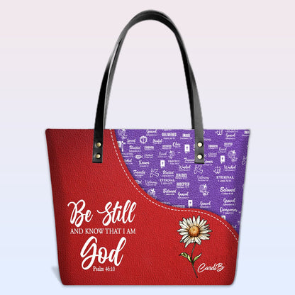 Personalized Leather Handbag – Christian Bible Verse Tote by CHRISTIANARTBAG | Faith-Inspired Gift for Women
