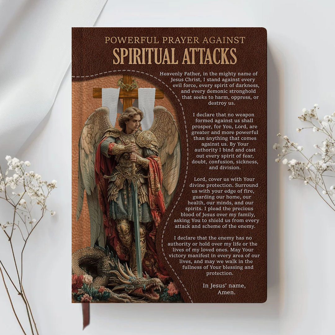 Personalized Leather Prayer Notebook – Christian Journal with Bible Verses | CHRISTIANARTBAG