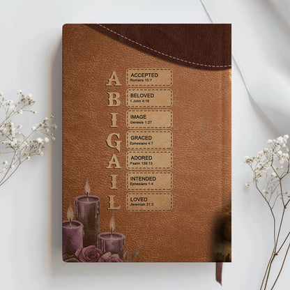 Personalized Leather Prayer Notebook – Christian Journal with Bible Verses | CHRISTIANARTBAG