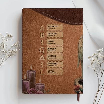 Personalized Leather Prayer Notebook – Christian Journal with Bible Verses | CHRISTIANARTBAG