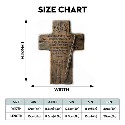 CHRISTIANARTBAG Personalized Acrylic Plaque - Custom Shape Cross Faith Decor