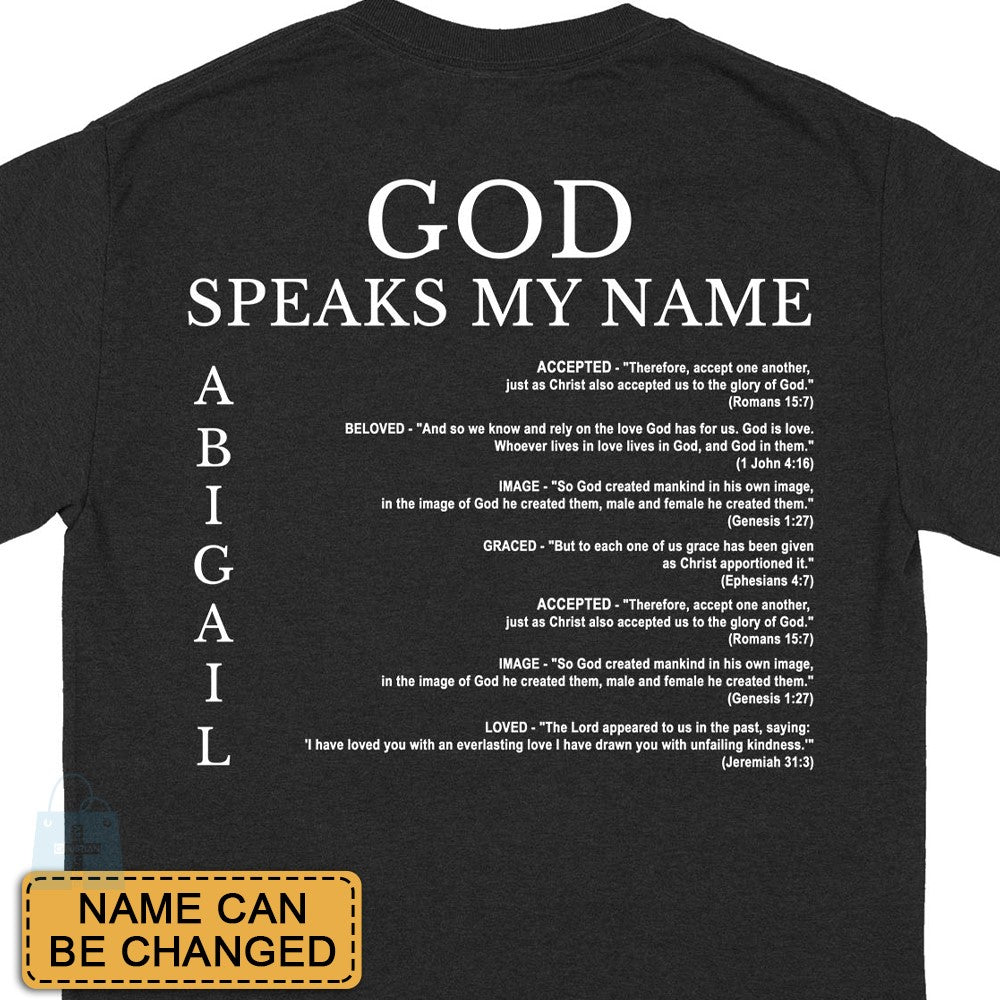 CHRISTIANARTBAG Personalized T-Shirt: Uncover the sacred meaning of your name - Personalized T-Shirt - CAB01100724.