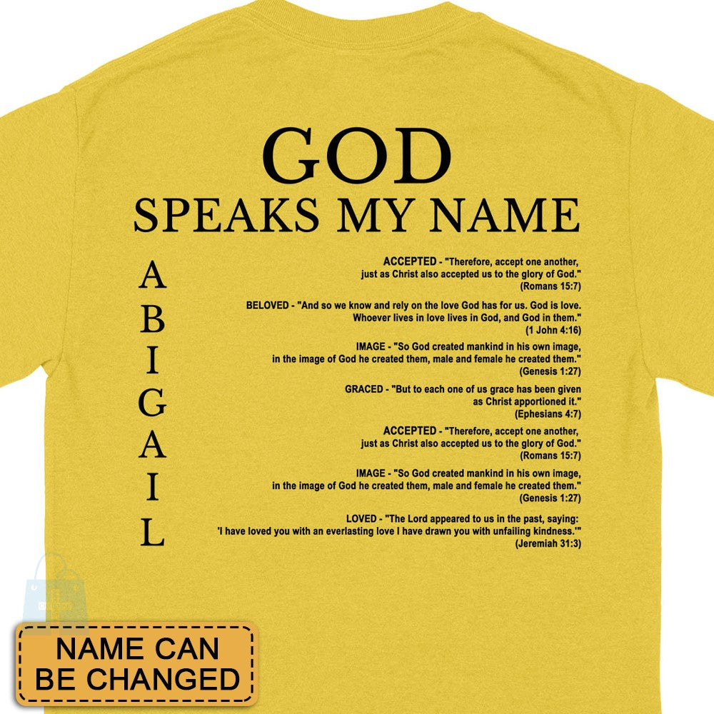 CHRISTIANARTBAG Personalized T-Shirt: Uncover the sacred meaning of your name - Personalized T-Shirt - CAB01100724.