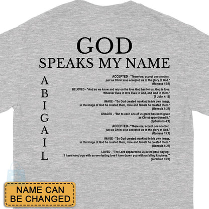 CHRISTIANARTBAG Personalized T-Shirt: Uncover the sacred meaning of your name - Personalized T-Shirt - CAB01100724.