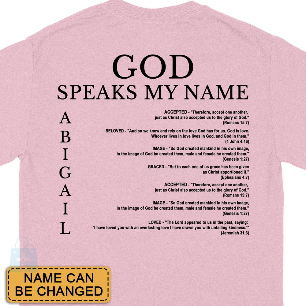 CHRISTIANARTBAG Personalized T-Shirt: Uncover the sacred meaning of your name - Personalized T-Shirt - CAB01100724.