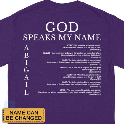 CHRISTIANARTBAG Personalized T-Shirt: Uncover the sacred meaning of your name - Personalized T-Shirt - CAB01100724.