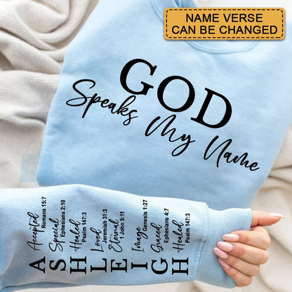 CHRISTIANARTBAG Personalized Sweatshirt : Uncover the sacred meaning of your name - GOD Says I Am - Personalized T-Shirt - CAB01121324