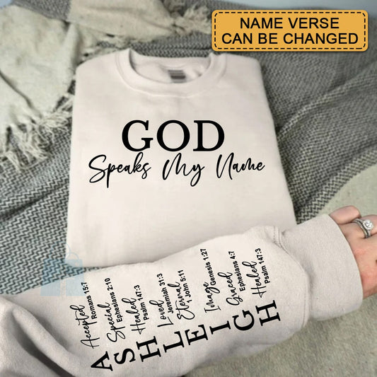 CHRISTIANARTBAG Personalized Sweatshirt : Uncover the sacred meaning of your name - GOD Says I Am - Personalized T-Shirt - CAB01121324