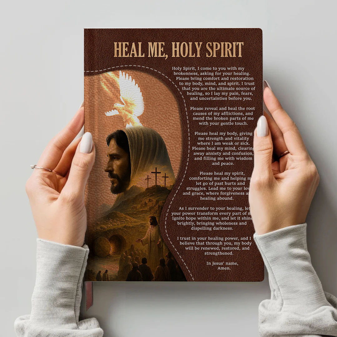 Personalized Leather Prayer Notebook – Christian Journal with Bible Verses | CHRISTIANARTBAG