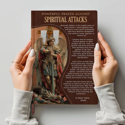 Personalized Leather Prayer Notebook – Christian Journal with Bible Verses | CHRISTIANARTBAG