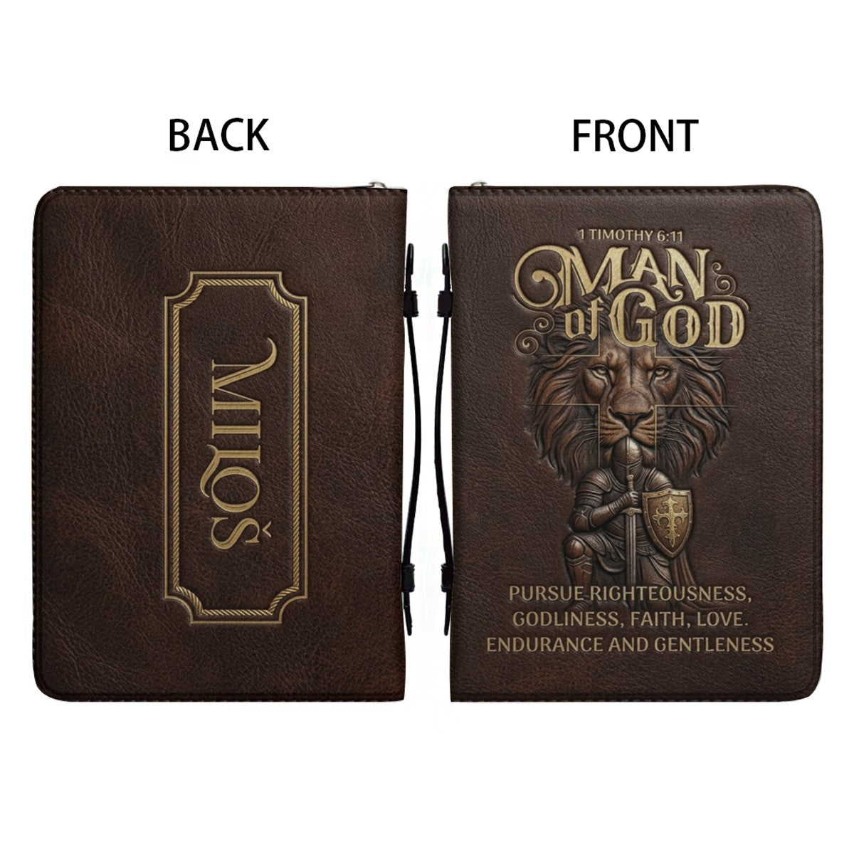 Christianart Bible Cover - Way Maker Miracle Worker - Personalized Gifts for Pastor - Gifts For Men - CABBBCV21060324.