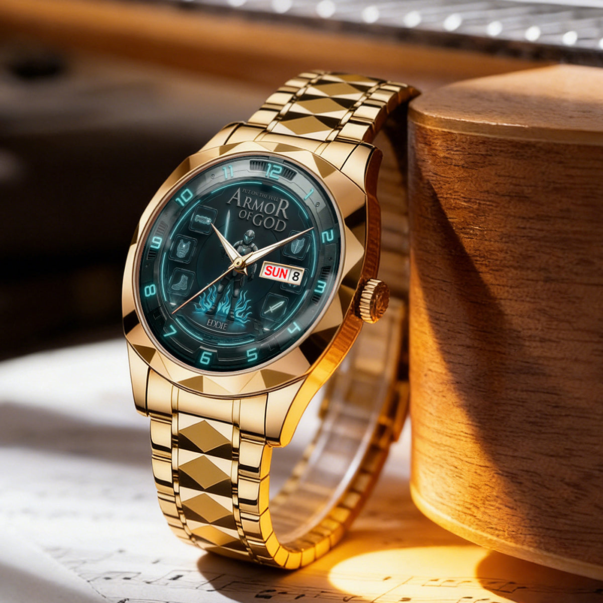 The Armor of God Collection: Personalized Luxury Men’s Watches by CHRISTIANARTBAG CAB01053026