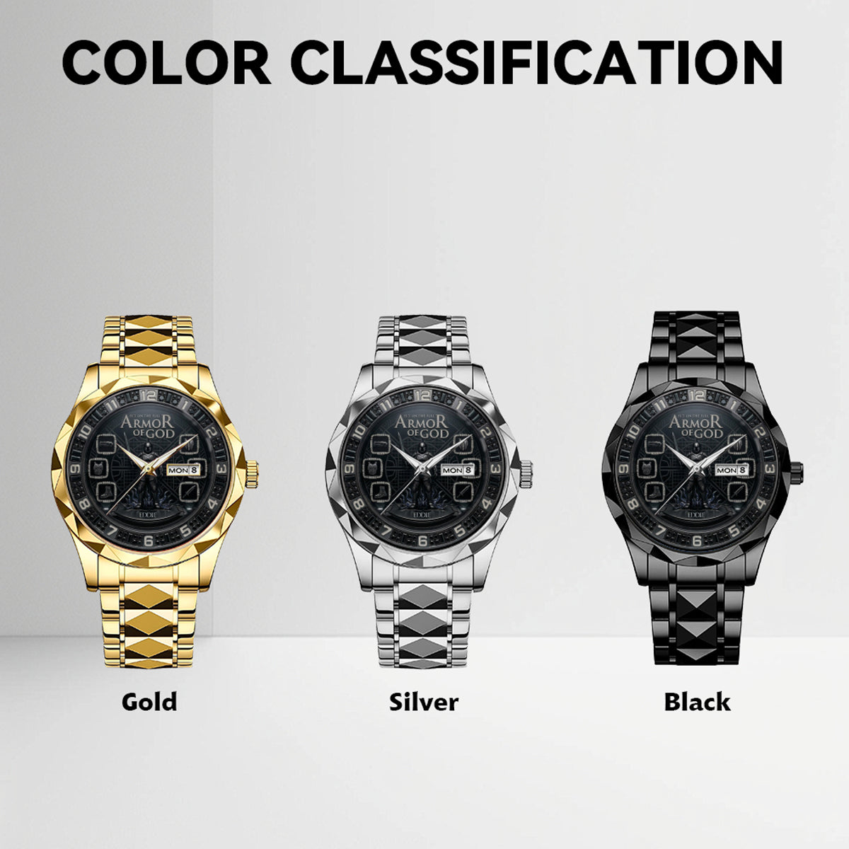 The Armor of God Collection: Personalized Luxury Men’s Watches by CHRISTIANARTBAG CAB01053026