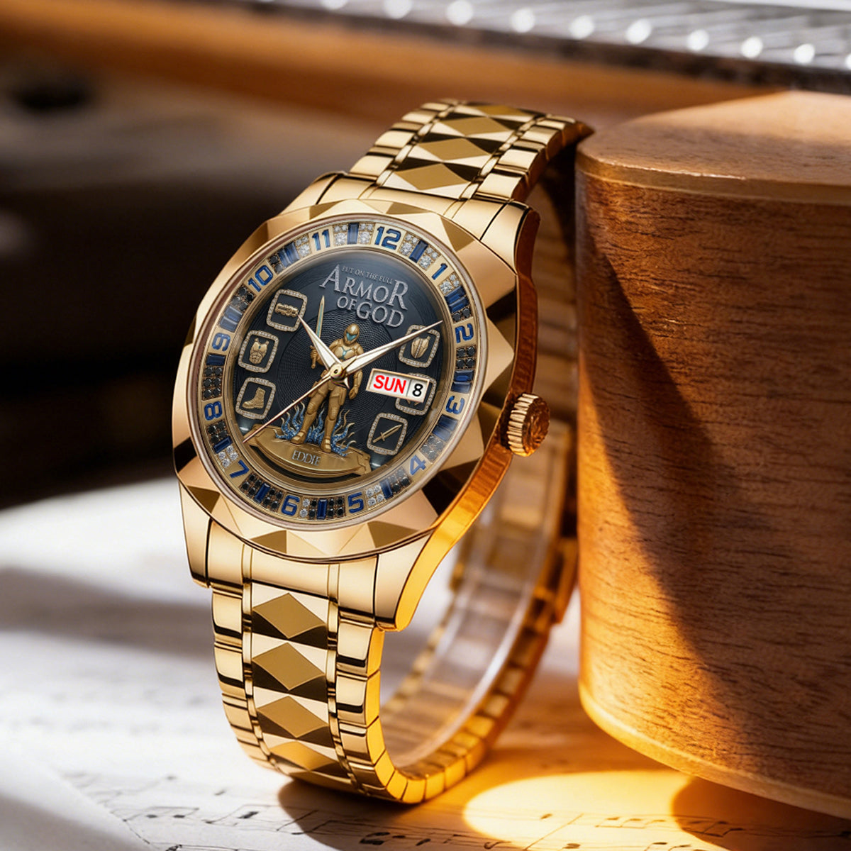 The Armor of God Collection: Personalized Luxury Men’s Watches by CHRISTIANARTBAG CAB01053026