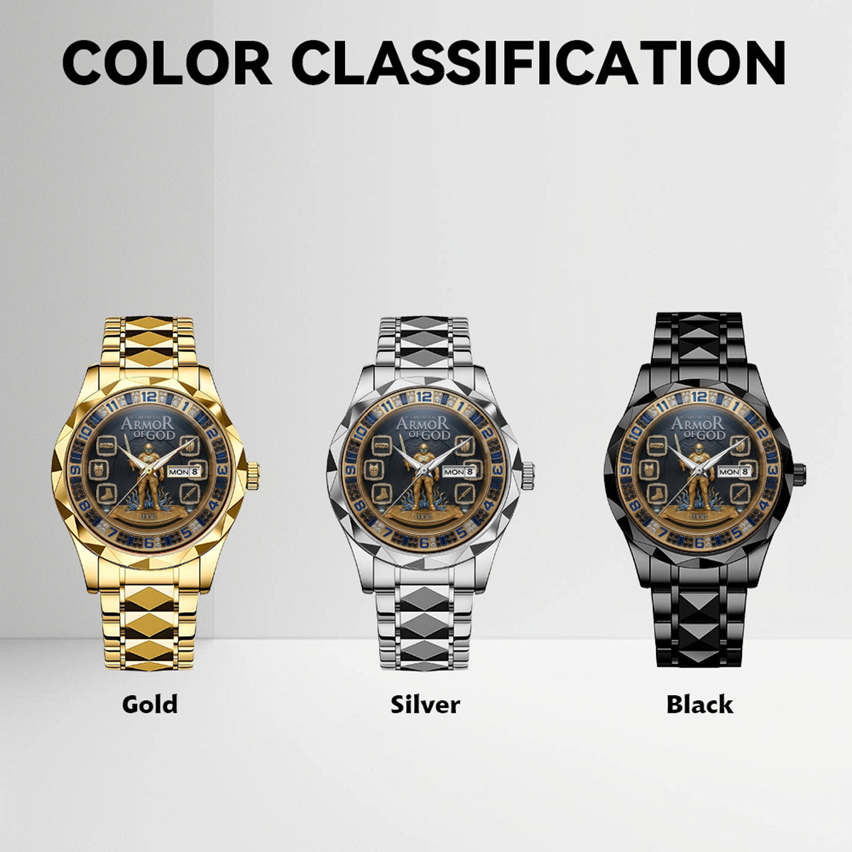 The Armor of God Collection: Personalized Luxury Men’s Watches by CHRISTIANARTBAG CAB01053026