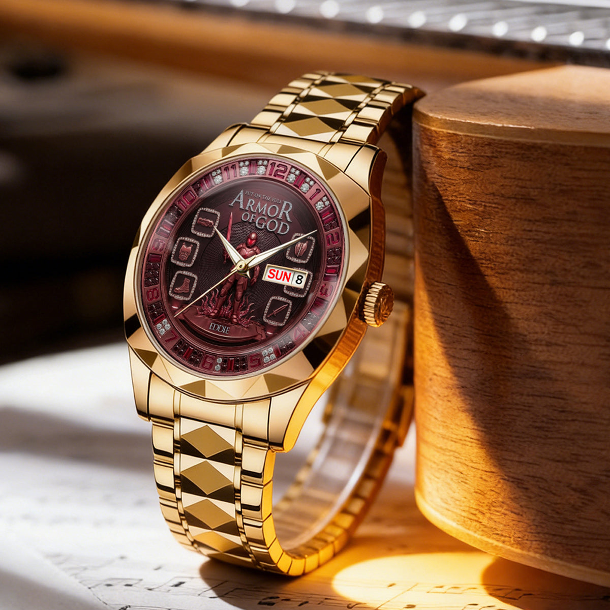 The Armor of God Collection: Personalized Luxury Men’s Watches by CHRISTIANARTBAG CAB01053026