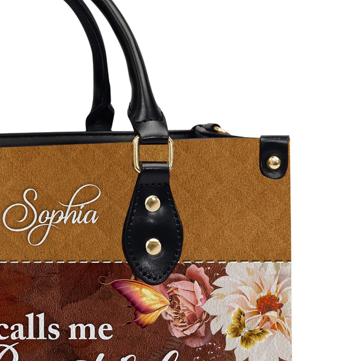 Christianartbag Handbags He Calls Me Beautiful One Leather Handbag B Christian Art Bag