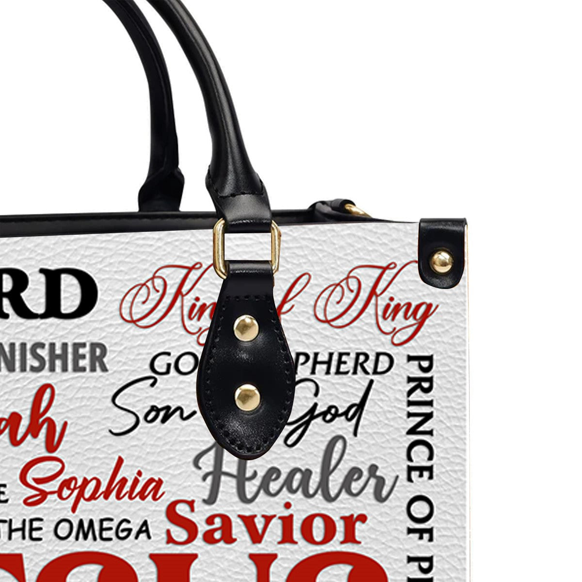 Christianartbag Handbags, Jesus The Lord King Of King Leather Handbag, Vintage hand-woven southwest lacing design Leather Handbag, Gifts for Women, CABLTB03131023. - Christian Art Bag