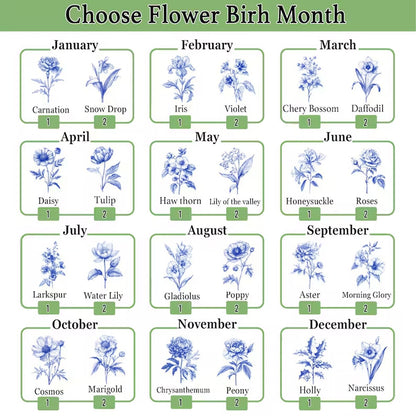 Personalized Bible Cover with Name Letters, Bible Verses & Birth Month Flowers – CHRISTIANARTBAG