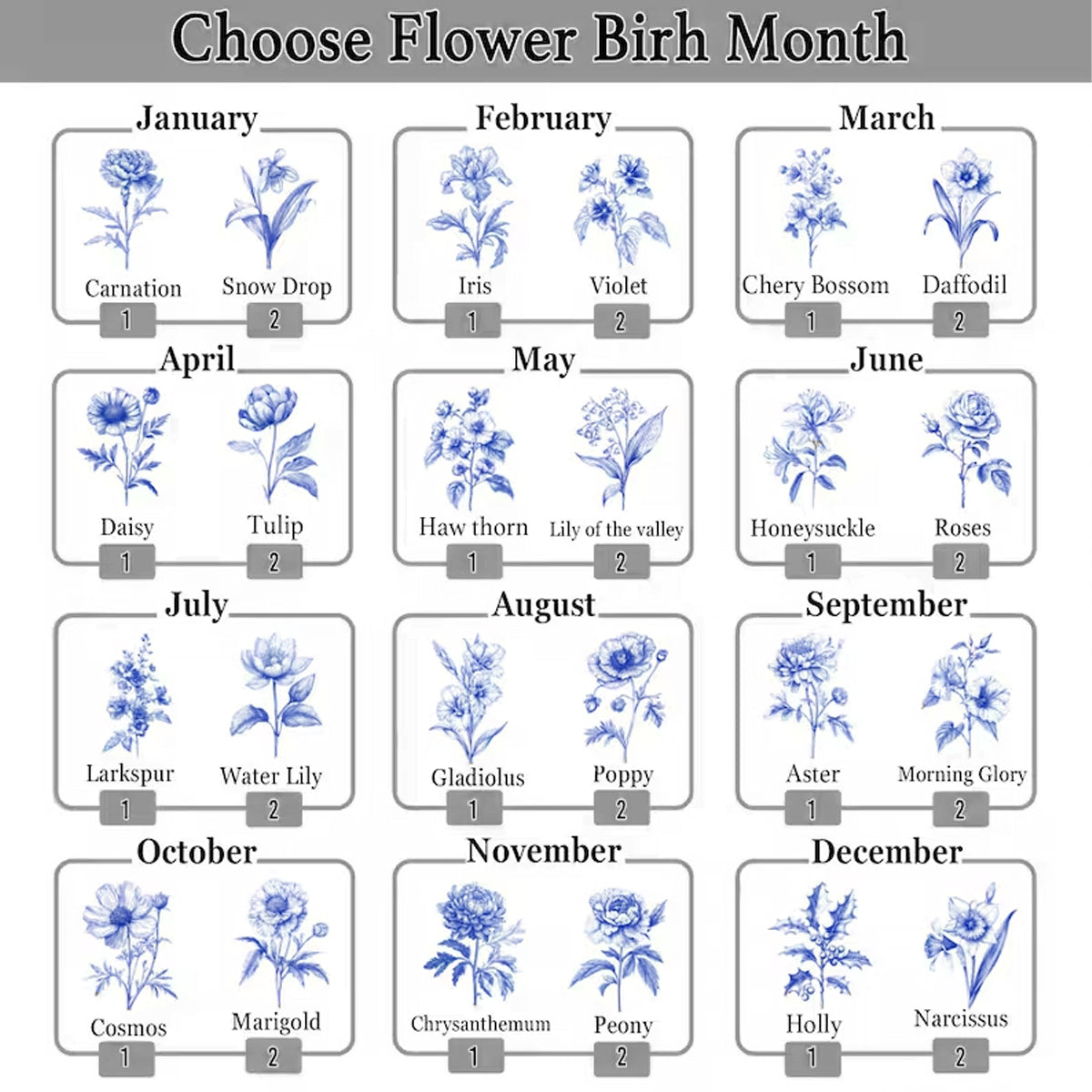 Personalized Christian Bucket Bag – Bucket Bag with Bible Verses & Birth Month Flowers – Custom Christian Gift by CHRISTIANARTBAG