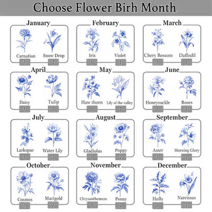 Personalized Leather Notebook with Bible Verses and Birth Month Flowers – Custom Christian Gift