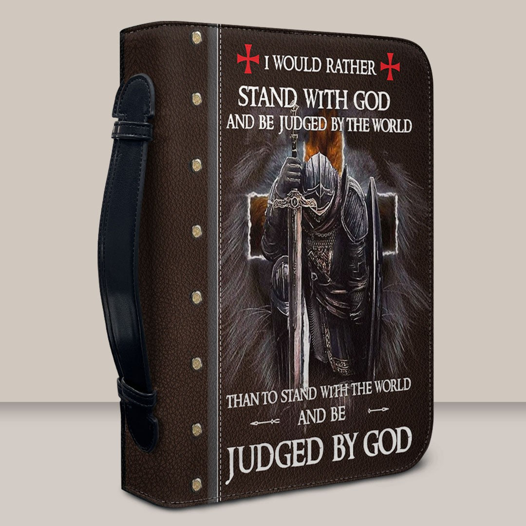 Personalized Leather Bible Cover – Custom Name & Armor of God Design with Scripture Letters