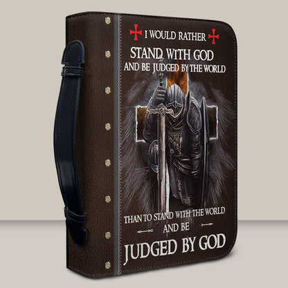 Personalized Leather Bible Cover – Custom Name & Armor of God Design with Scripture Letters
