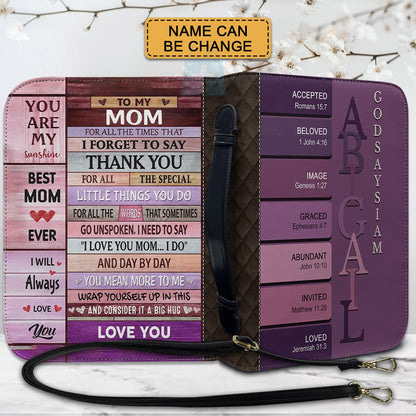 Personalized Bible Cover with Acrostic Name Verse – Custom Faith Gift for [Relationship] – CHRISTIANARTBAG CAB01042026