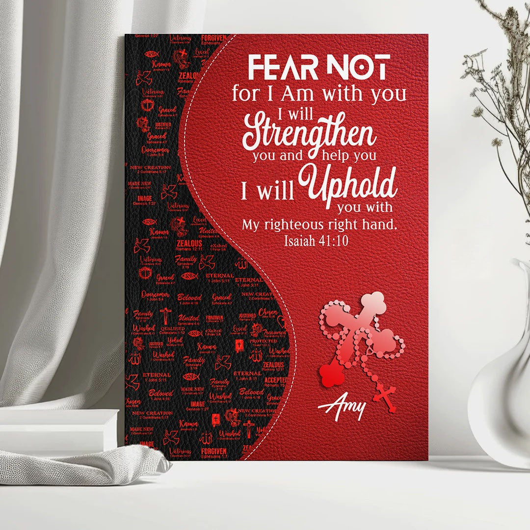 Personalized Leather Notebook with Custom Bible Verse & Name | CHRISTIANARTBAG