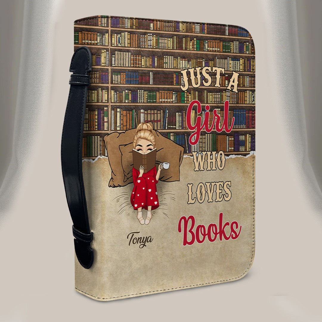 Personalized Book Cover Bag – Custom Name Bible Cover for Book Lovers | CHRISTIANARTBAG
