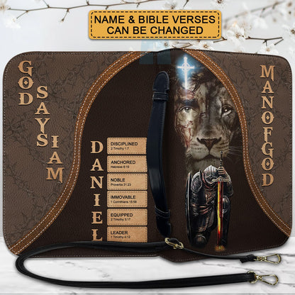 Personalized Bible Cover – Custom Name with Bible Verses That Reflect Your Identity | CHRISTIANARTBAG