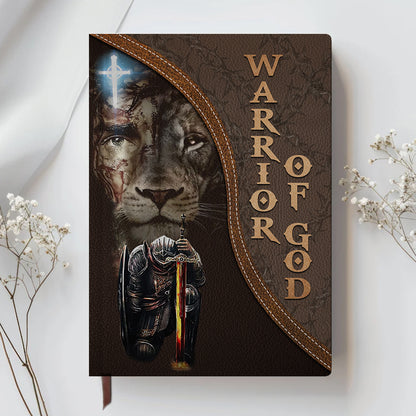 Personalized Armor of God Leather Notebook – Custom Name & Skin Tone – Each Letter Linked to a Bible Verse