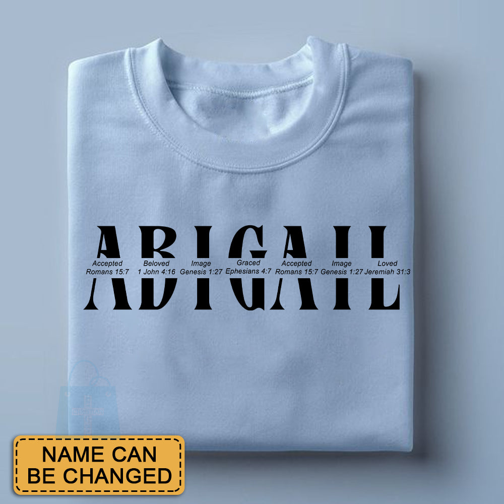 CHRISTIANARTBAG Personalized T-Shirt: Uncover the sacred meaning of your name - Personalized T-Shirt - CAB0125924.