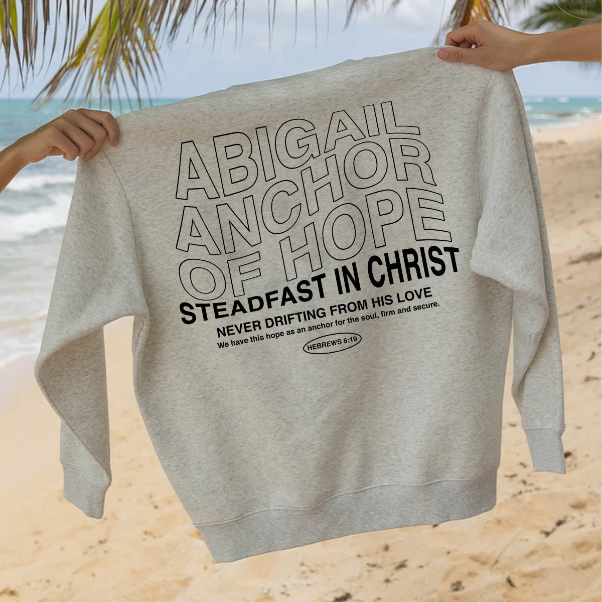 A Name Filled with Faith – Living Water, Grace, Eternal Life | Personalized Bible Verse T-Shirt