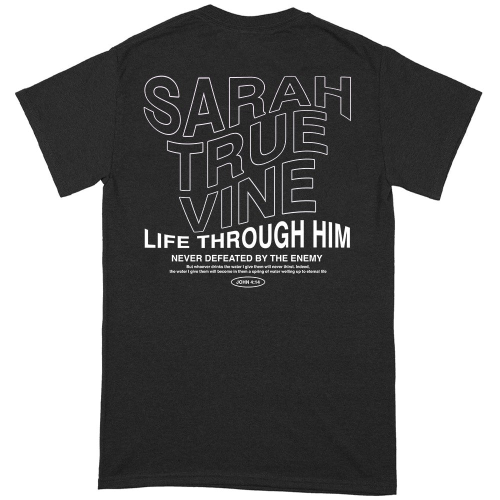 A Name Filled with Faith – Living Water, Grace, Eternal Life | Personalized Bible Verse T-Shirt