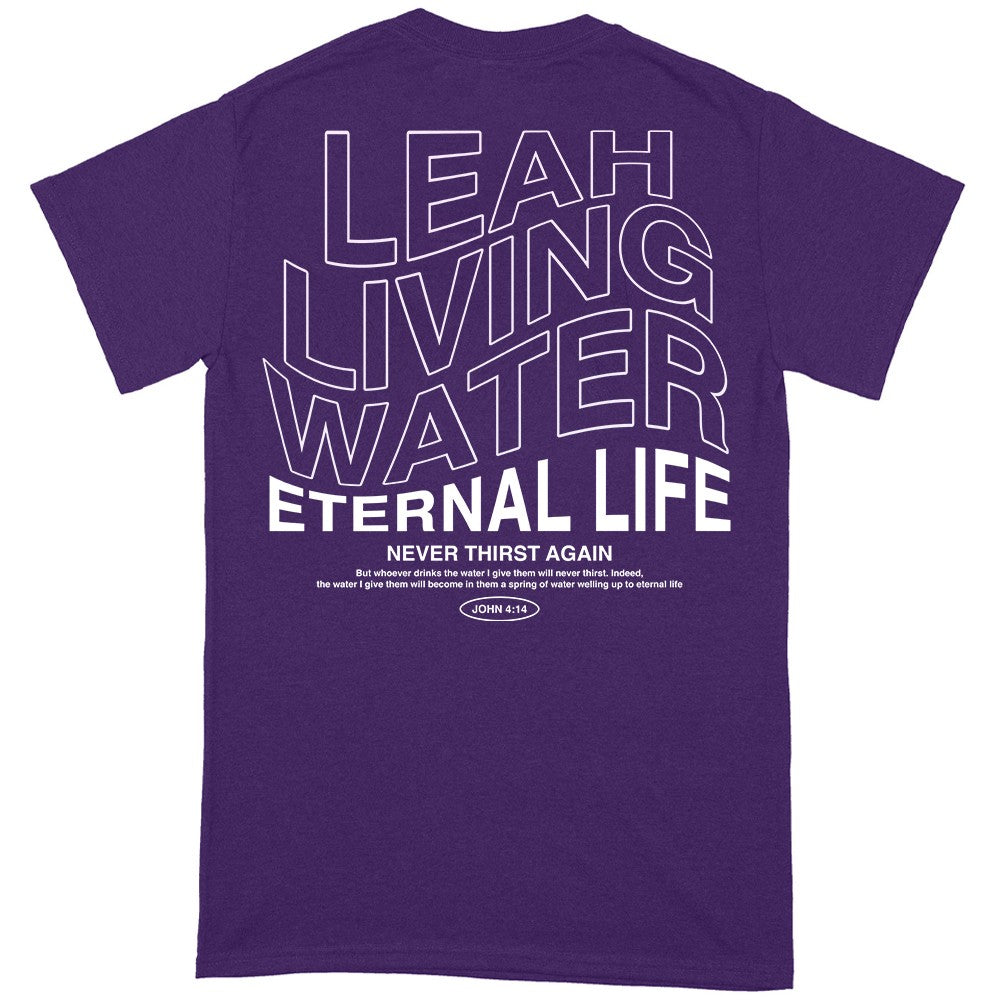 A Name Filled with Faith – Living Water, Grace, Eternal Life | Personalized Bible Verse T-Shirt